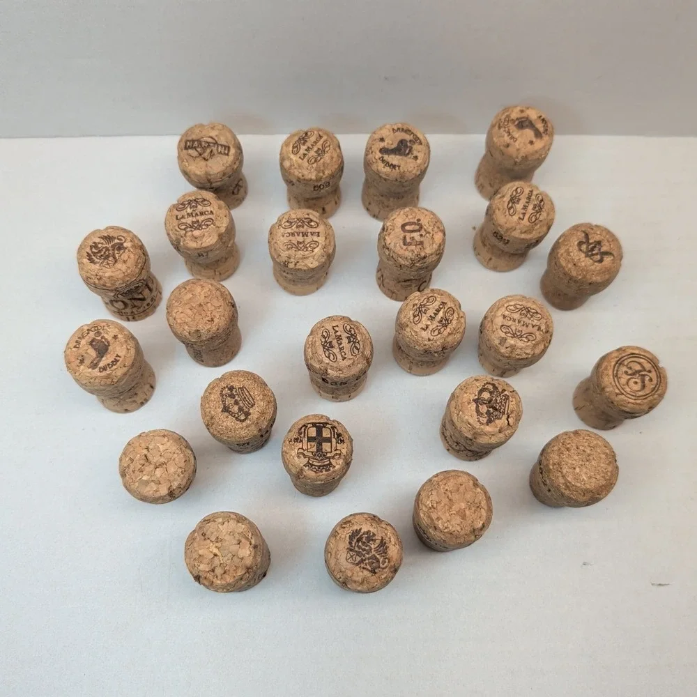 Lot of 24 Used Champagne Corks Sparkling Wine Craft‎ Weddings Knobs